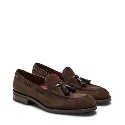 Fratelli Rossetti tassel-detail suede Boat shoes - Brown