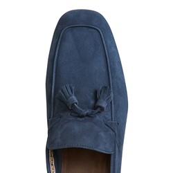 Mocasín Estate de ante color azul marino