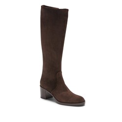 Women’s cocoa-colored suede boot