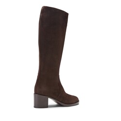 Women’s cocoa-colored suede boot