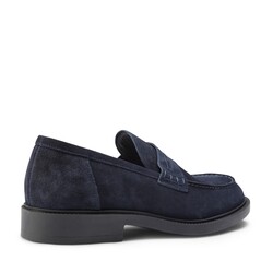 Mocasín gamuzado para hombre color azul marino