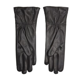 Women’s black leather glove