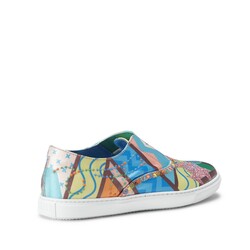 Multicolored fabric Special Embroidery Hobo Sport sneaker