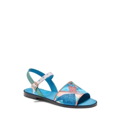 Sandalia Special Embroidery de tejido multicolor