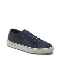 Deportiva de ante color azul marino