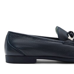Ocean-colored leather Yacht loafer