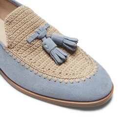 Mocasín Brera Green Side de piel gamuzada