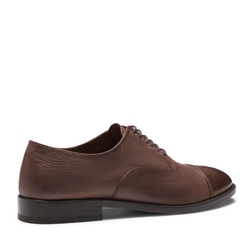 Chestnut leather lace-up
