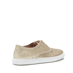 Deportiva Hobo Sport con purpurina color platino