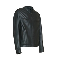 Forest green leather jacket