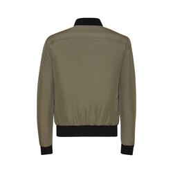 Black reversible nappa jacket