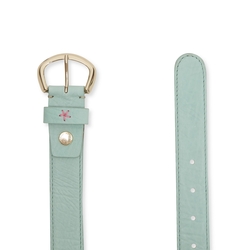 Women’s water-colored leather belt