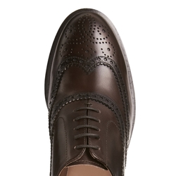Women’s mahogany leather Oxford shoe