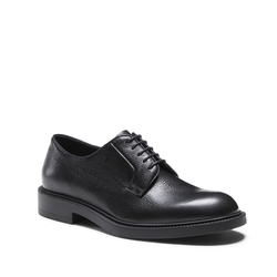 Men's black lace-up shoe | Fratelli Rossetti