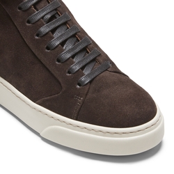 Sneaker in cocoa brown suede