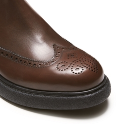 Wilson Beatle boot in smooth chestnut brown leather
