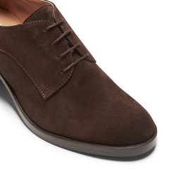 Derby de ante color cacao para mujer