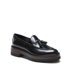 Loafer Brera aus schwarzem Leder