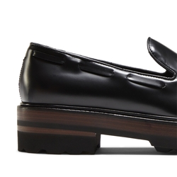 Loafer Brera aus schwarzem Leder