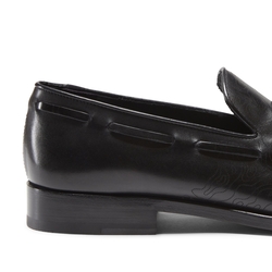Men’s Brera loafer in black gradient leather.