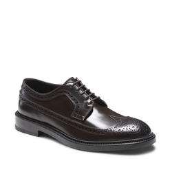 Lace-up shoe in mahogany leather | Fratelli Rossetti