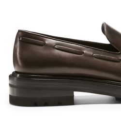 Brera loafer in mahogany leather