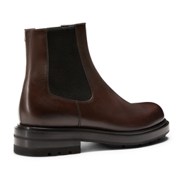 Beatle boot in mahogany leather