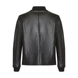 Men’s jacket in black nappa leather