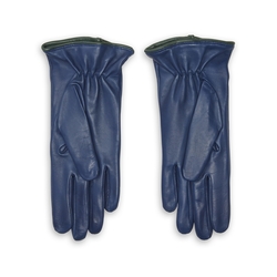 Women's Blue and Green leather glove