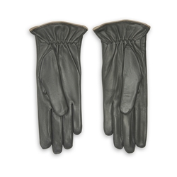 Women's grey leather glove