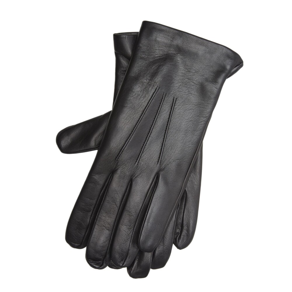 Men’s black leather glove