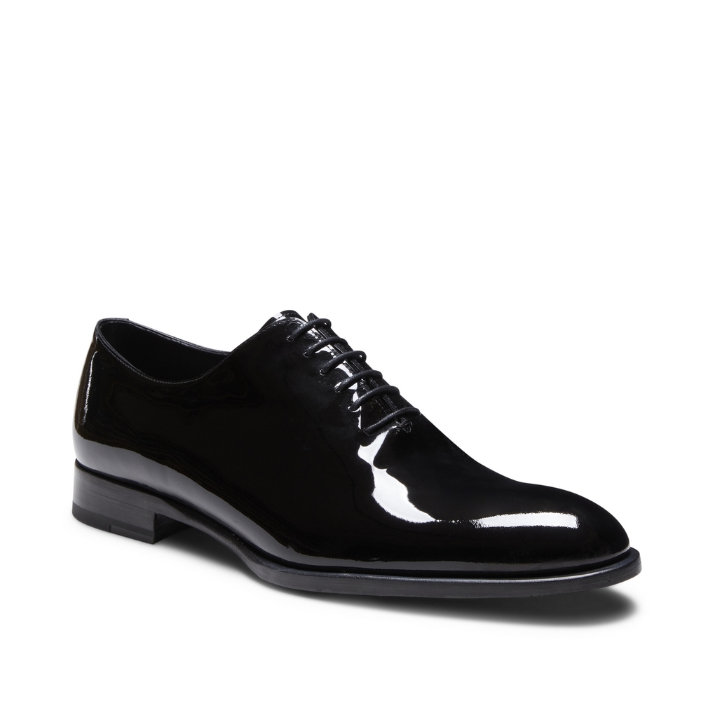 Richelieu Oxford shoe in black patent leather