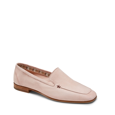 Candy pink-colored suede Estate loafer