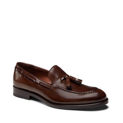 Men's Brera loafer in chestnut leather