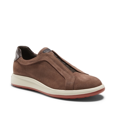 Mocha suede sneaker